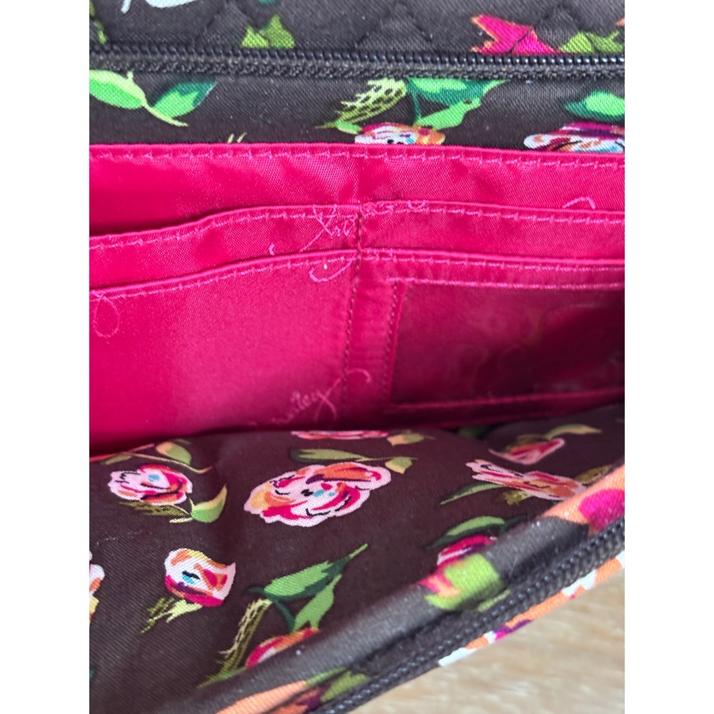 Vera Bradley Retired English Rose Little Hipster Color Adjustable Stap - Picture 6 of 7